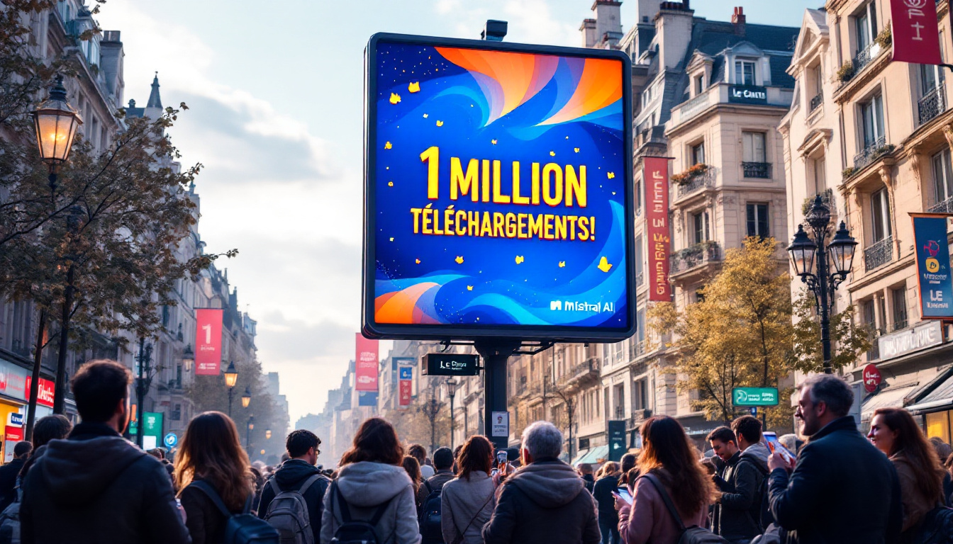 découvrez comment l'application le chat de mistral ai, une innovation française révolutionnaire, a séduit plus d'un million d'utilisateurs grâce à son intelligence artificielle avancée. plongez dans l'univers de l'ia et explorez ses multiples possibilités qui enrichissent notre quotidien.