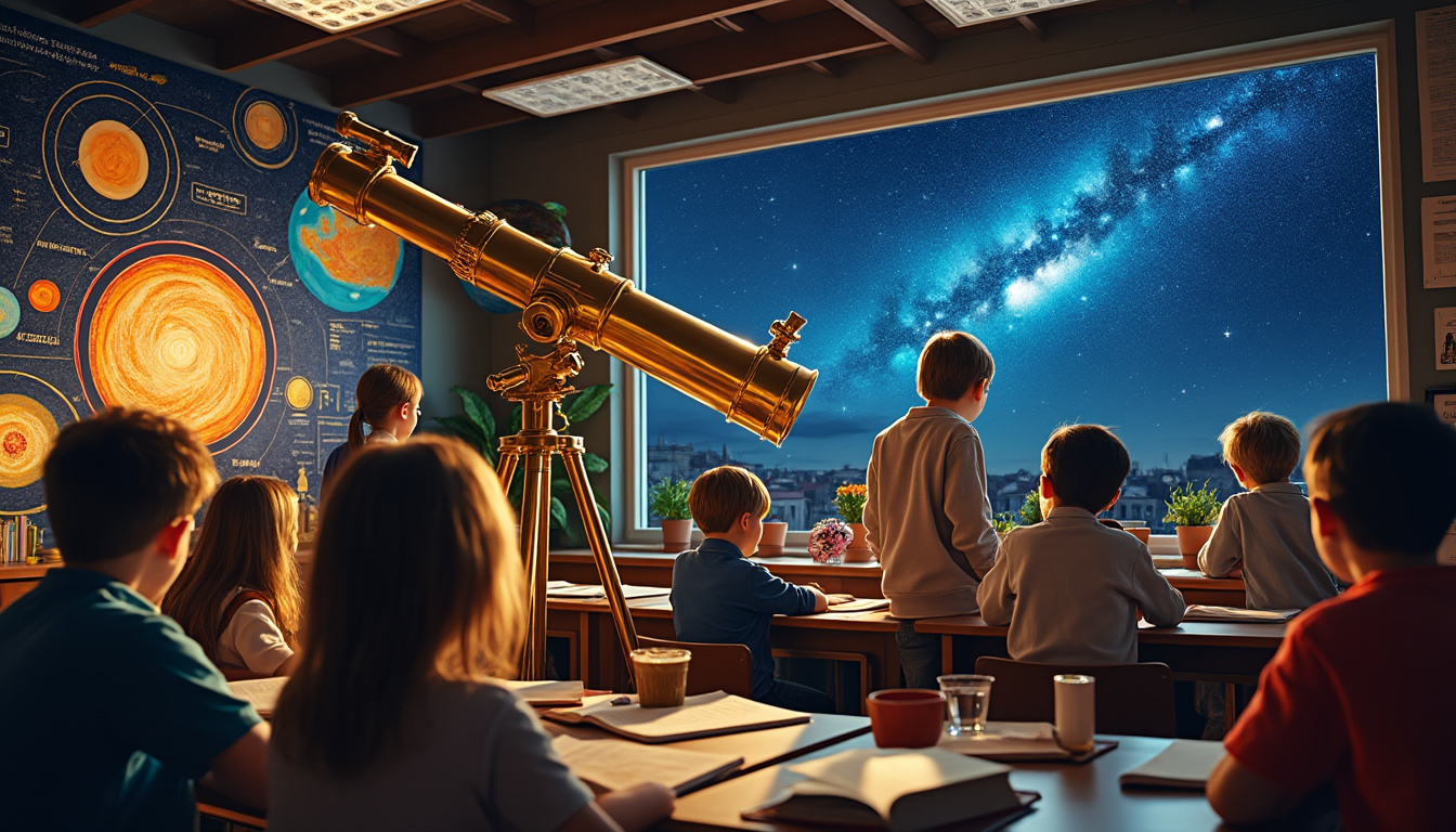 découvrez l'école frère serdieu à laurac-en-vivarais, où les élèves plongent dans les mystères de l'astronomie lors d'une passionnante classe de découvertes. une expérience éducative fascinante qui éveillera la curiosité des jeunes esprits !