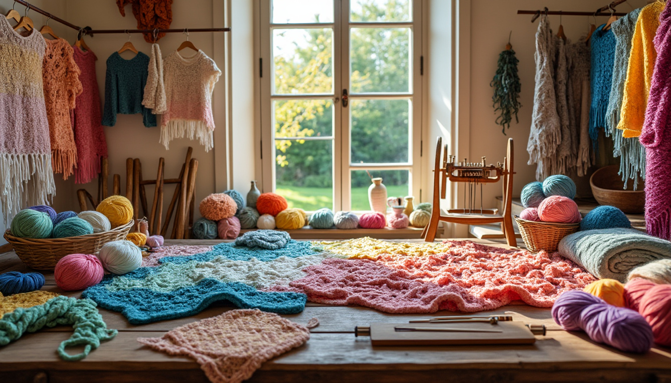 découvrez l'univers fascinant de la créativité textile avec ghislaine garcin. plongez dans l'art de la maille et du feutre, où l'imagination prend forme à travers des créations uniques et inspirantes. laissez-vous séduire par l'originalité et la passion de cette artiste talentueuse.
