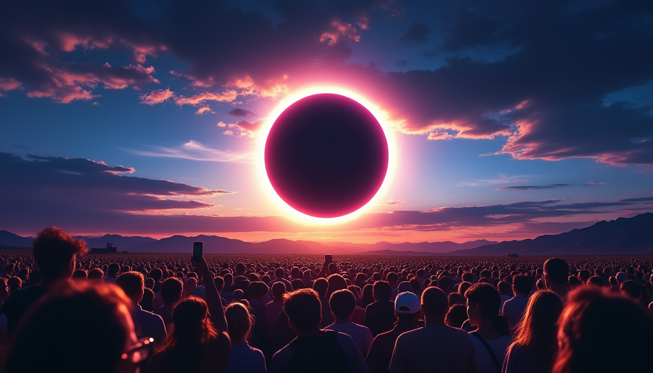 revivez les moments forts de l'éclipse fascinante du 29 mars 2025 à travers une sélection d'images saisissantes. plongez dans l'atmosphère unique de cet événement astronomique spectaculaire et découvrez les réactions émerveillées des observateurs.