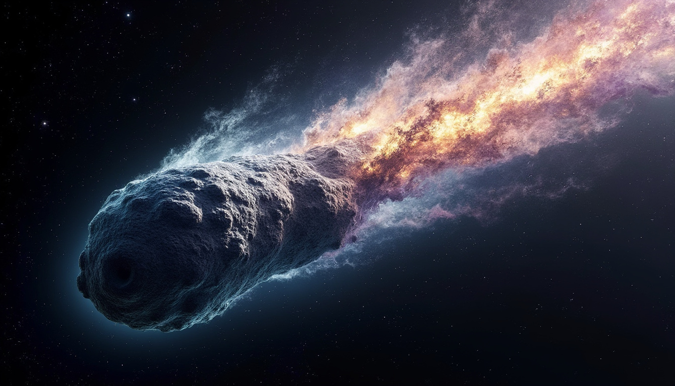découvrez un survol époustouflant en 3d de la comète tchouri, une immersion captivante qui rend hommage à l'astronome ukrainienne ayant révélé ce trésor céleste au monde. plongez dans l'univers fascinant de l'astronomie et explorez les merveilles du cosmos comme jamais auparavant.