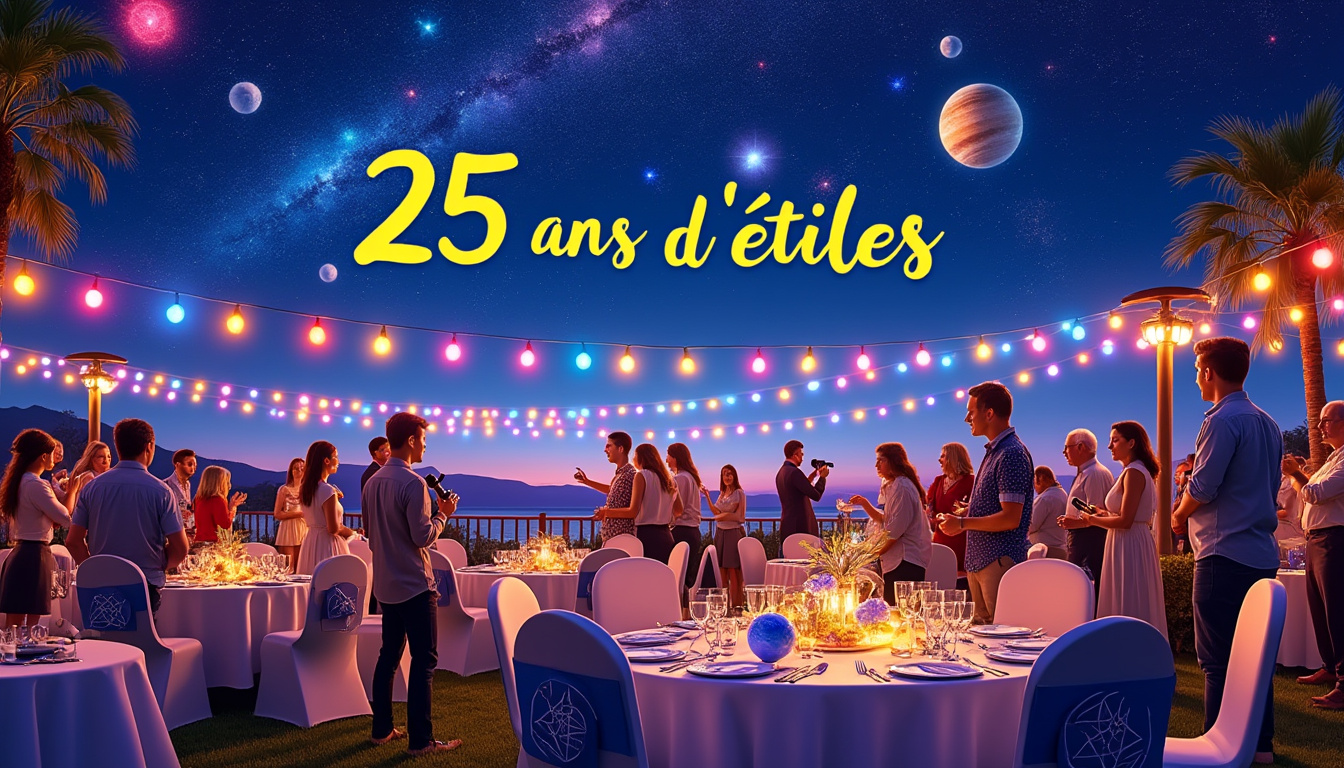 participez à la célébration du 25e anniversaire de l'association les étoiles de la mée ! profitez de l'occasion pour poser vos questions sur l'univers et l'astronomie. explorez les mystères du cosmos avec des passionnés et des experts lors de cet événement exceptionnel.
