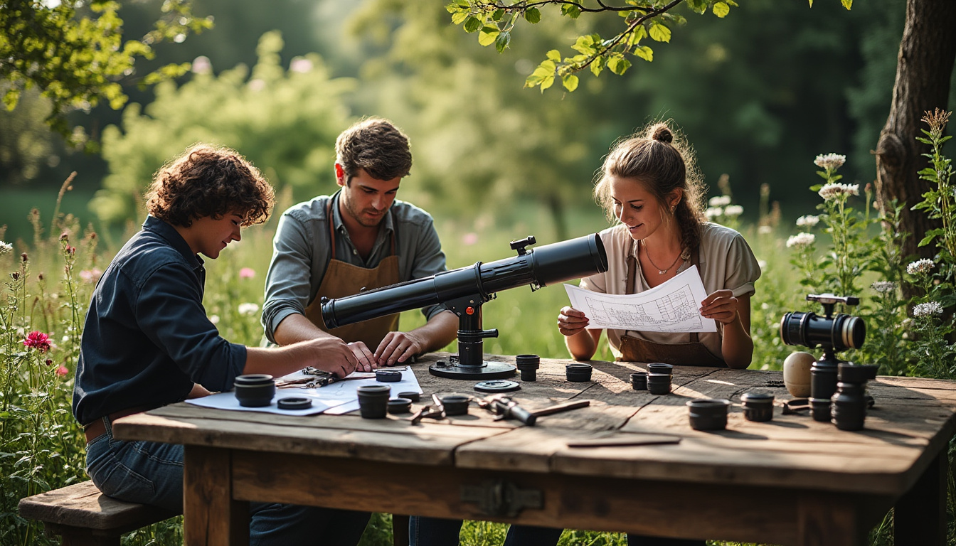 découvrez comment des passionnés en loire-atlantique se réunissent pour concevoir et réaliser un télescope principalement fait main, alliant artisanat et passion pour l'astronomie. explorez leur démarche créative et leur quête d'excellence dans cet univers fascinant.