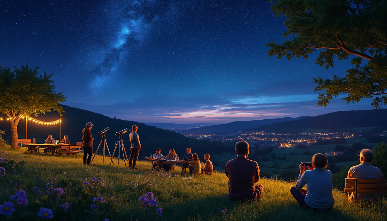 participez à une soirée d'astronomie inoubliable à steinbrunn-le-bas ! observez les étoiles et testez vos connaissances lors d'un quiz animé par deux youtubeurs alsaciens passionnés. une expérience interactive et captivante pour les amateurs d'astronomie et les curieux.