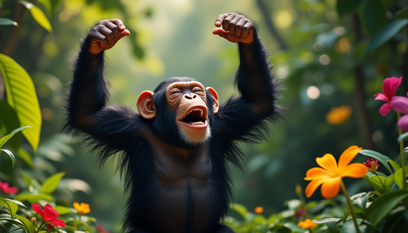 découvrez l'incroyable talent d'un chimpanzé au sens du rythme surprenant ! plongez dans un univers fascinant où cet animal hors du commun impressionne par ses compétences musicales et son sens inné de la danse. ne manquez pas cette aventure unique qui allie nature et art !