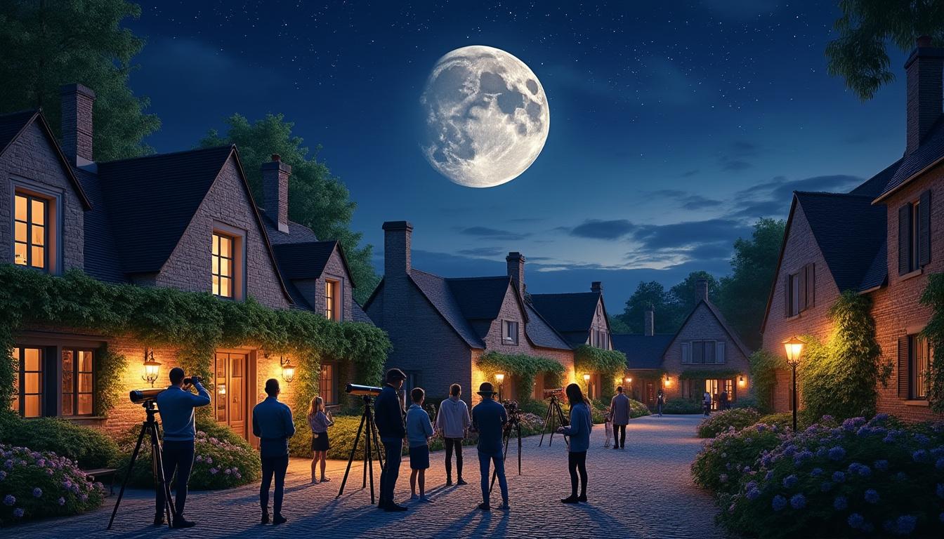 participez à une soirée inoubliable d'observation de la lune organisée par une commune d'ille-et-vilaine ce week-end. rejoignez-nous pour explorer les merveilles de l'astronomie et admirer notre satellite naturel dans toute sa splendeur.