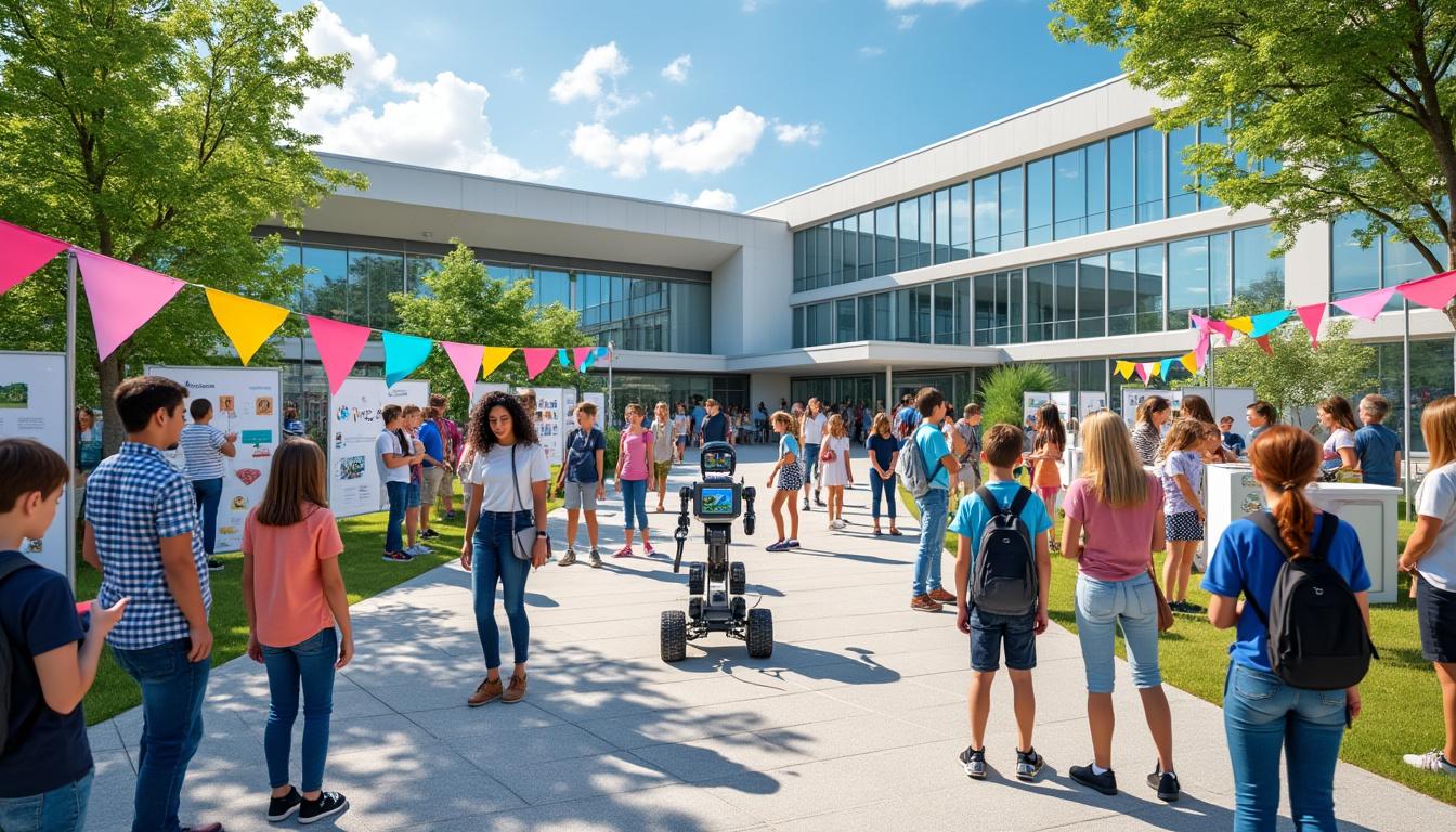 découvrez les dernières innovations éducatives et technologiques lors des portes ouvertes du collège jean-rostand à châtenois. une occasion unique pour les visiteurs de rencontrer les enseignants, explorer les projets des élèves et s'informer sur les programmes offerts. ne manquez pas cette opportunité de plonger dans l'univers scolaire de demain !