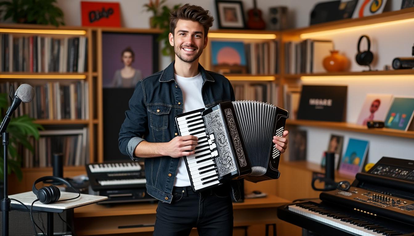 découvrez le deuxième album de clément couyssat, où il présente un accordéon sur mesure, alliant innovation et musicalité. plongez dans une expérience sonore unique qui démontre une vraie prouesse technologique.