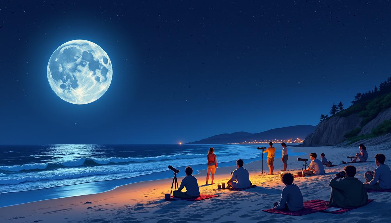 rejoignez-nous ce samedi à la plage des sablettes pour une soirée d'observation gratuite dédiée aux merveilles de la lune. admirez les détails fascinants de notre satellite naturel et profitez d'une expérience inoubliable en pleine nature !