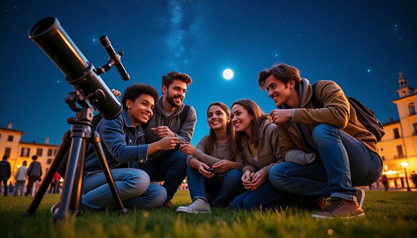 découvrez comment les jeunes de la maison pour tous monfleury à avignon s'initient à l'astronomie et explorent les merveilles de l'univers, alliant passion et apprentissage dans un cadre ludique et éducatif.