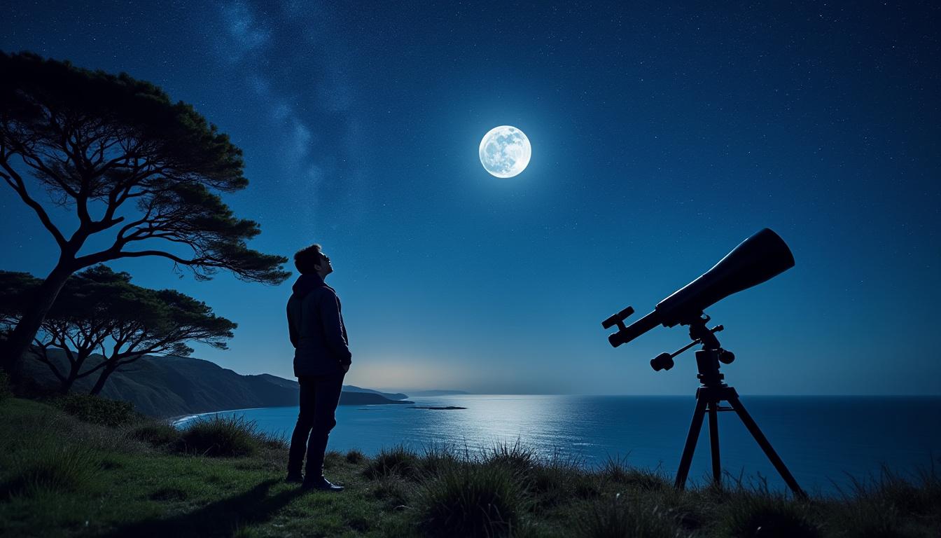découvrez l'émerveillement nocturne près de saint-brieuc en observant la lune à l'œil nu et grâce à des instruments. plongez dans l'univers astral et apprenez les secrets de notre satellite naturel lors de soirées d'observation captivantes.
