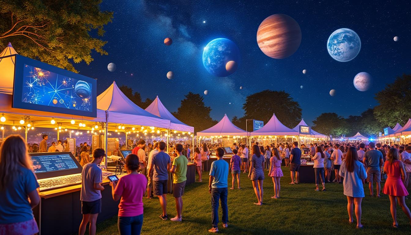 participez au festival d'astronomie de fleurance et vivez une immersion colorée au cœur du marathon des sciences. explorez les mystères de l'univers à travers des conférences, des ateliers et des observations d'étoiles. une expérience unique pour les passionnés et curieux de tous âges!