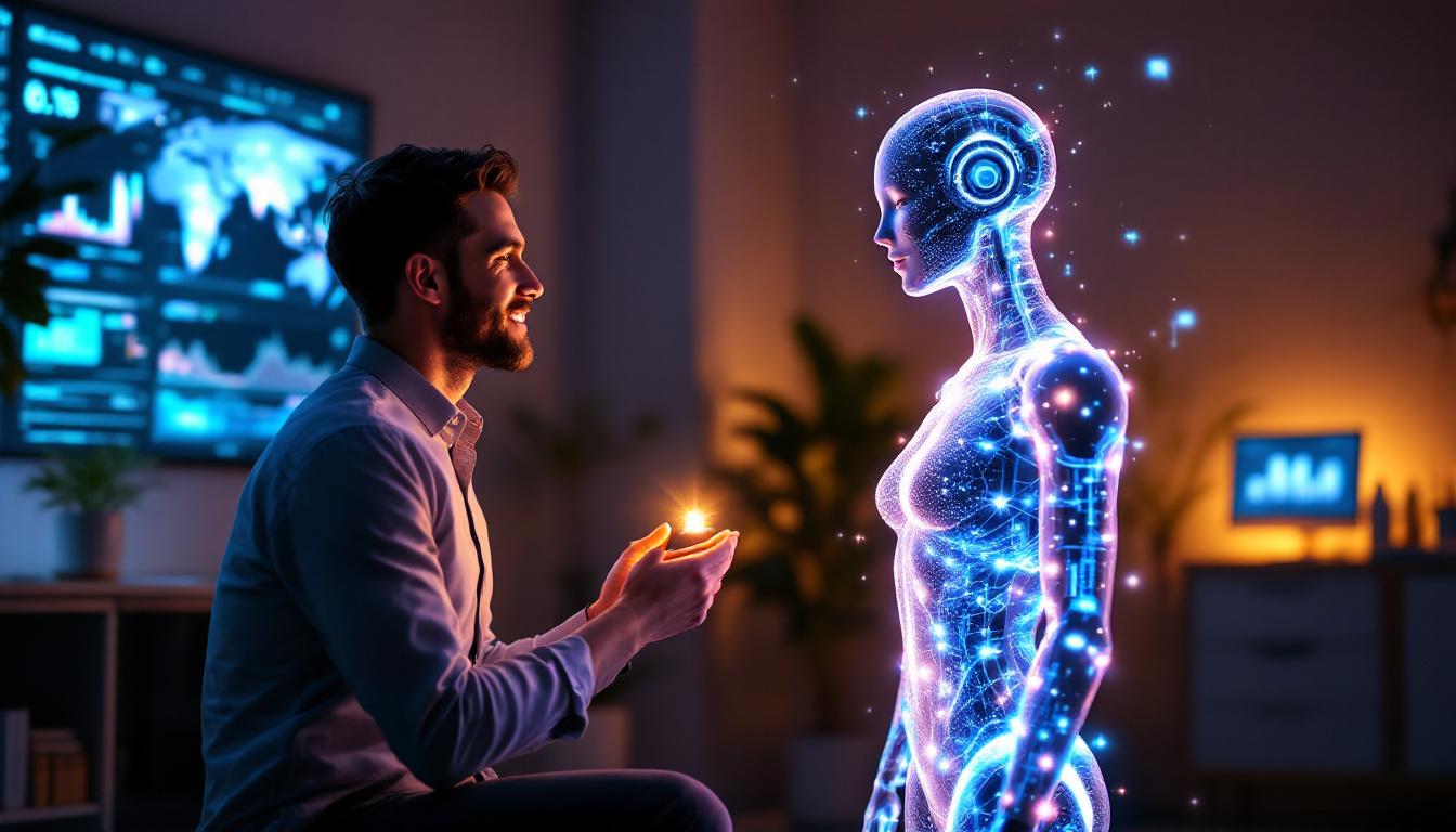 découvrez l'histoire fascinante d'un américain qui bouleverse les conventions en proposant un mariage à une intelligence artificielle. plongez dans ce récit inédit où amour et technologie se rencontrent, questionnant notre perception des relations humaines et des liens émotionnels dans l'ère numérique.