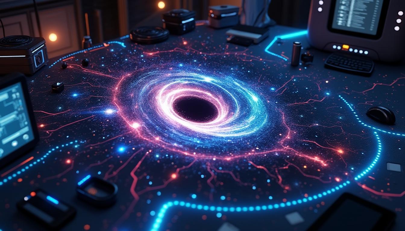 découvrez comment une intelligence artificielle dévoile des révélations fascinantes sur le trou noir supermassif au centre de la voie lactée. plongez dans l'univers mystérieux de l'astrophysique et explorez les secrets cachés de notre galaxie.