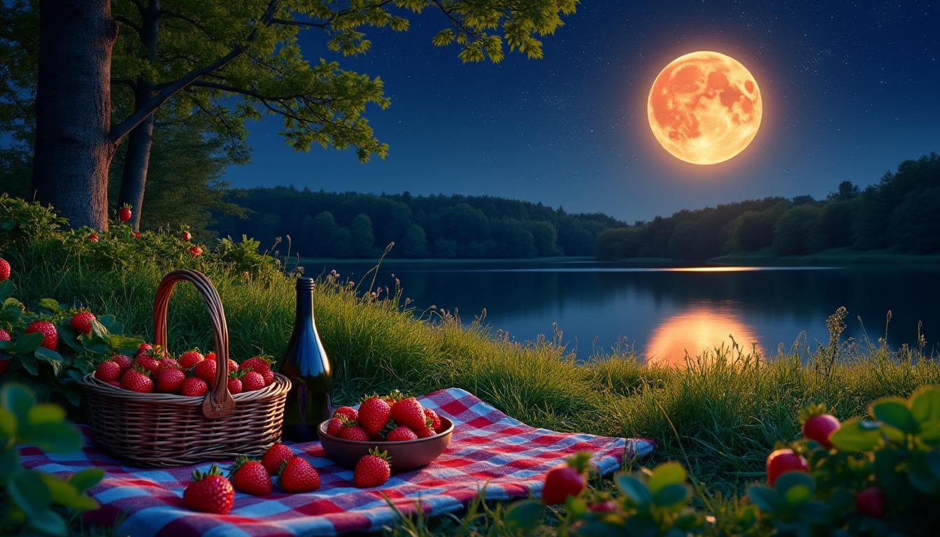 découvrez les secrets de la pleine lune de ce mercredi, surnommée 'lune des fraises'. explorez son aspect unique, apprenez à l'observer efficacement et découvrez les meilleurs lieux pour profiter de ce spectacle céleste exceptionnel.