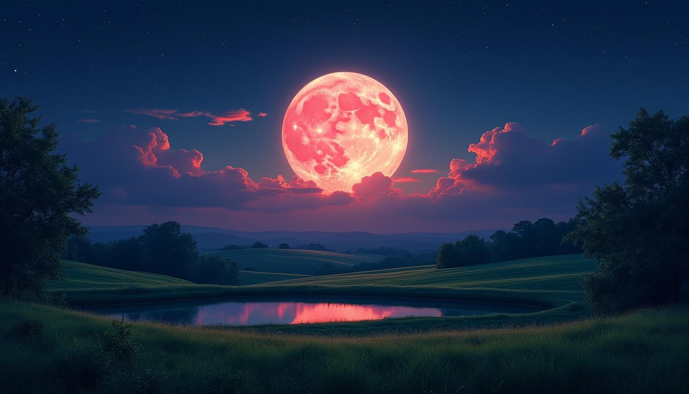 découvrez la magie de la pleine lune des fraises ce mercredi ! un phénomène naturel rare, parfait pour les passionnés d'astronomie et les amateurs de nature. ne le manquez pas, et préparez-vous à admirer un ciel étoilé illuminé par cette lune exceptionnelle.