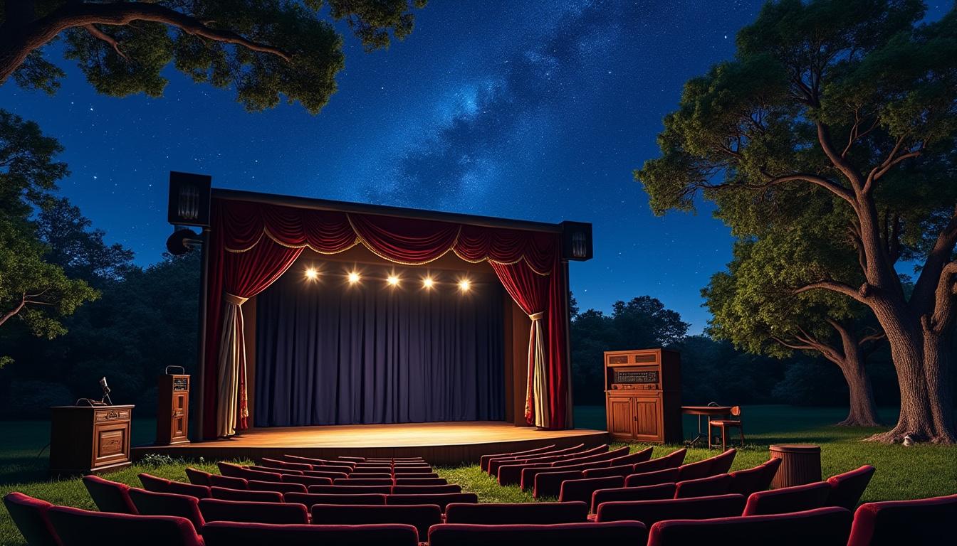 découvrez l'isle-jourdain à travers un voyage captivant mêlant théâtre, astronomie et récits radiophoniques. une expérience immersive qui éveillera vos sens et stimulera votre imagination. rejoignez-nous pour une aventure unique au cœur de la culture et de l'exploration !
