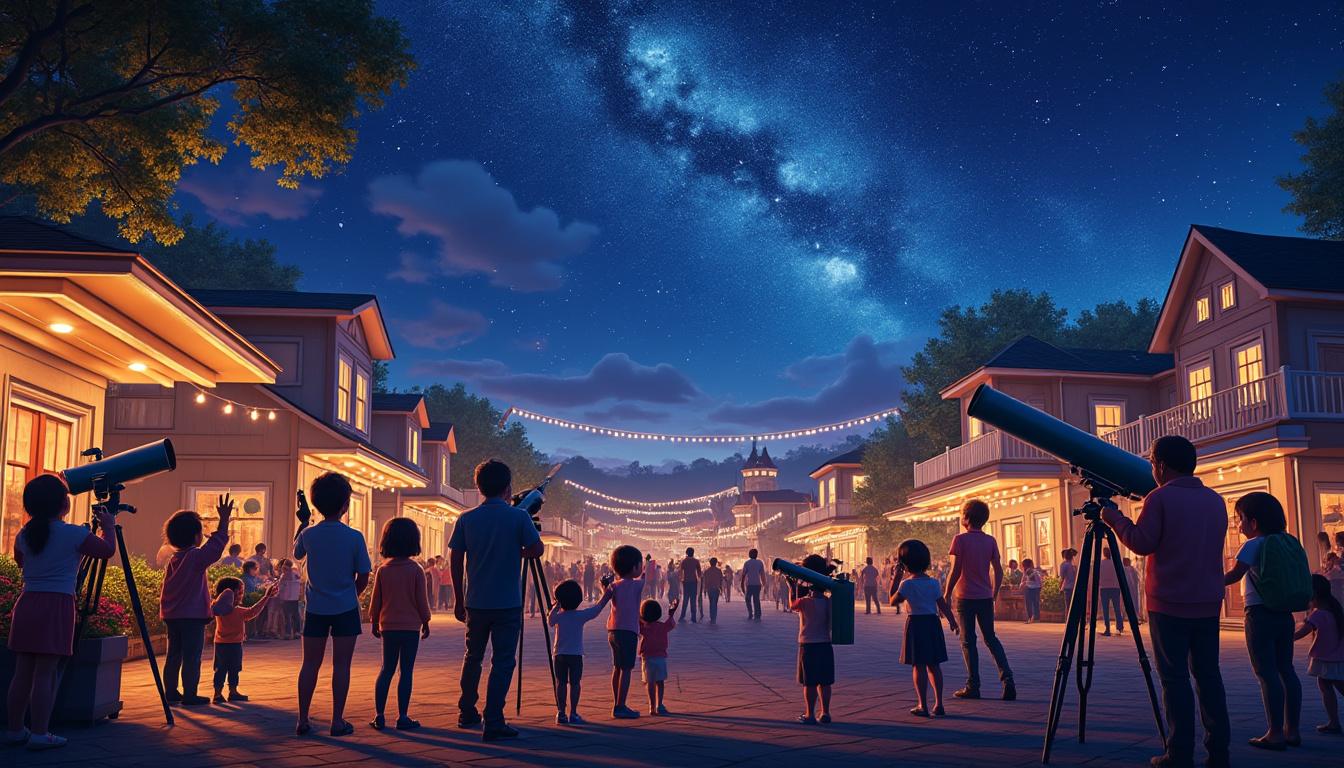 découvrez les événements d'astronomie à decazeville, où l'univers devient accessibles à tous. participez à des soirées d'observation, des conférences et des ateliers pour explorer les merveilles du ciel. ne manquez pas cette opportunité unique de plonger dans le monde fascinant des étoiles et des planètes !