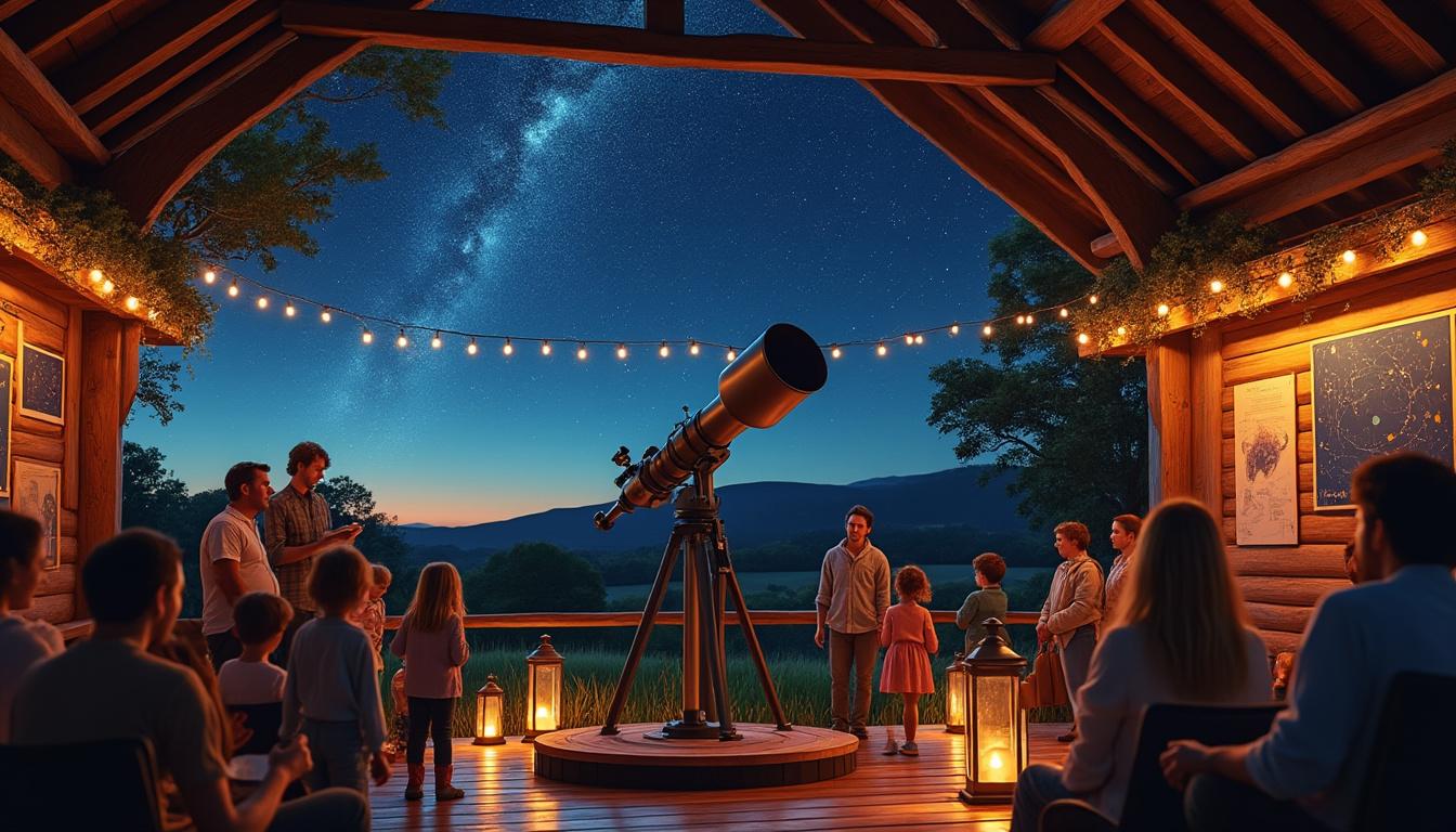participez à une soirée exceptionnelle dédiée à l'astronomie au foyer rural de monein ce vendredi 1er août. émerveillez-vous devant les étoiles, découvrez les mystères de l'univers et profitez d'activités enrichissantes pour tous les passionnés d'espace.