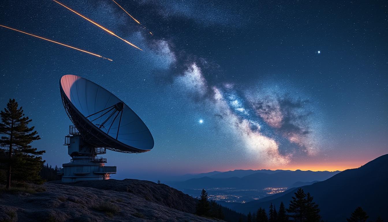 découvrez comment les émissions des satellites starlink représentent un nouveau défi pour l'observation radioastrophysique, gênant les recherches et la collecte de données par les astronomes.