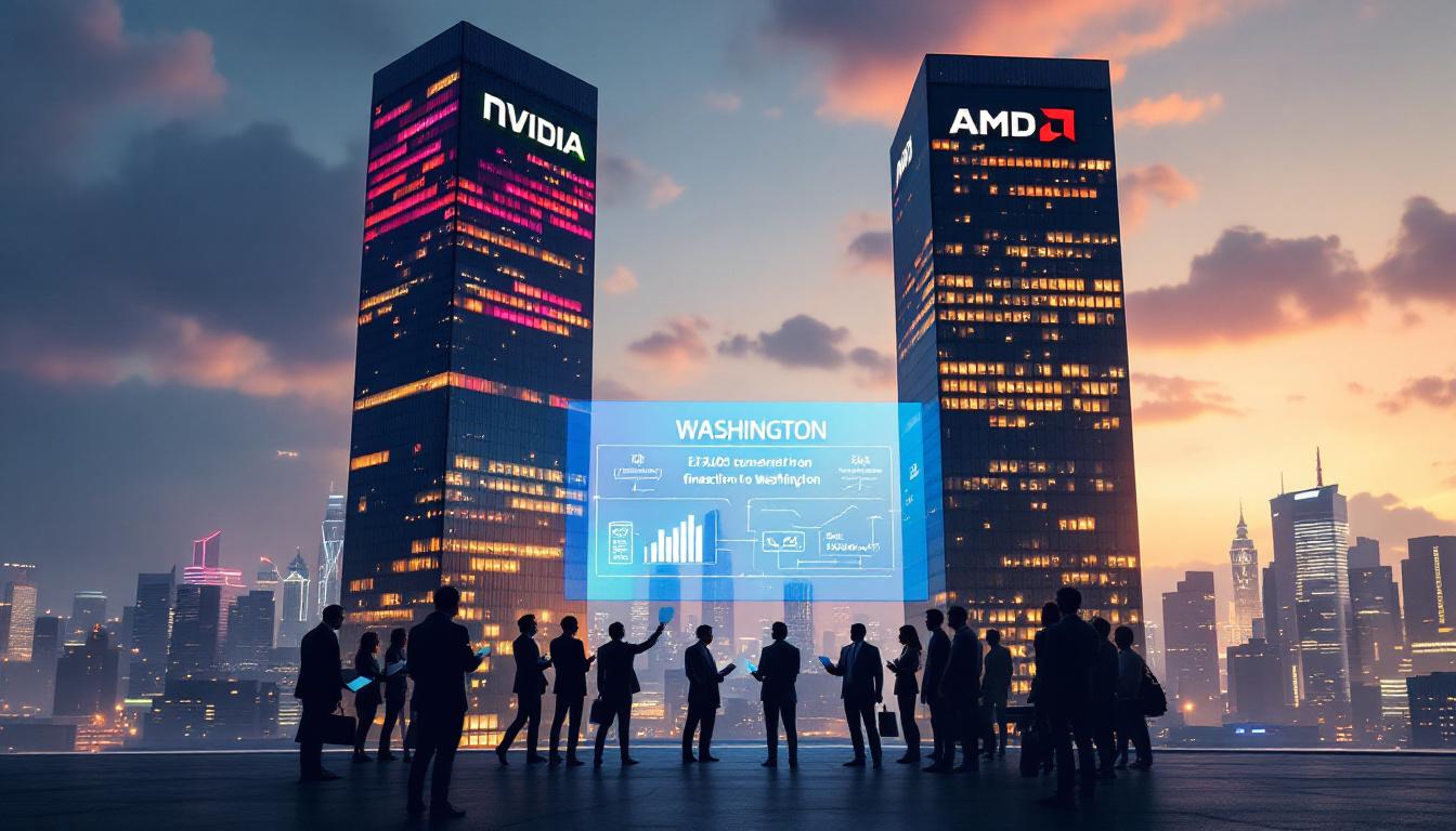 découvrez comment nvidia et amd prévoient de reverser 15 % de leurs revenus générés par la vente de puces en chine aux autorités américaines. analyse des impacts économiques et des enjeux géopolitiques de cet accord inédit.