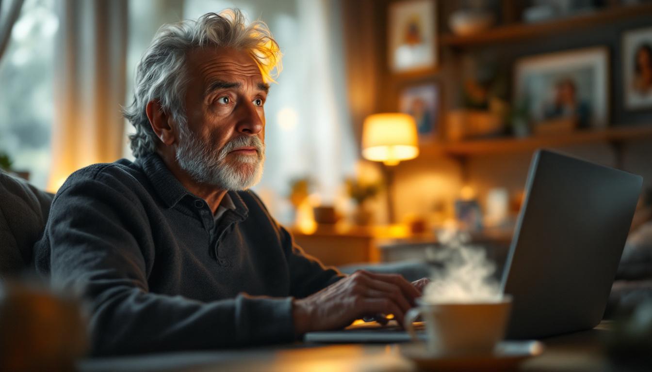 découvrez l'histoire bouleversante d'un homme de 70 ans prêt à quitter son épouse pour une mystérieuse conquête virtuelle, avant de découvrir qu'il n'était que la victime d'une supercherie orchestrée par une intelligence artificielle.