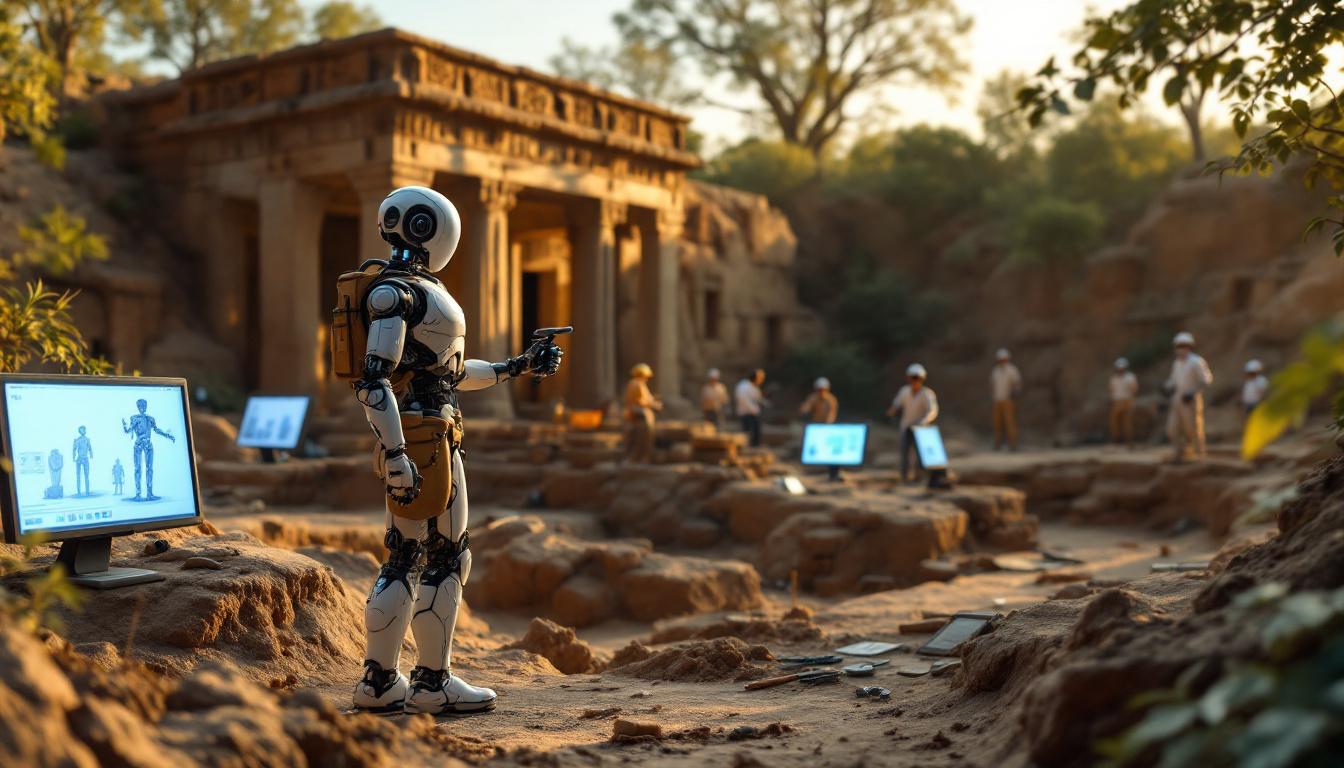 découvrez comment l'intelligence artificielle révolutionne l'archéologie en orientant les futures fouilles, optimisant les recherches et révélant des secrets enfouis depuis des millénaires.