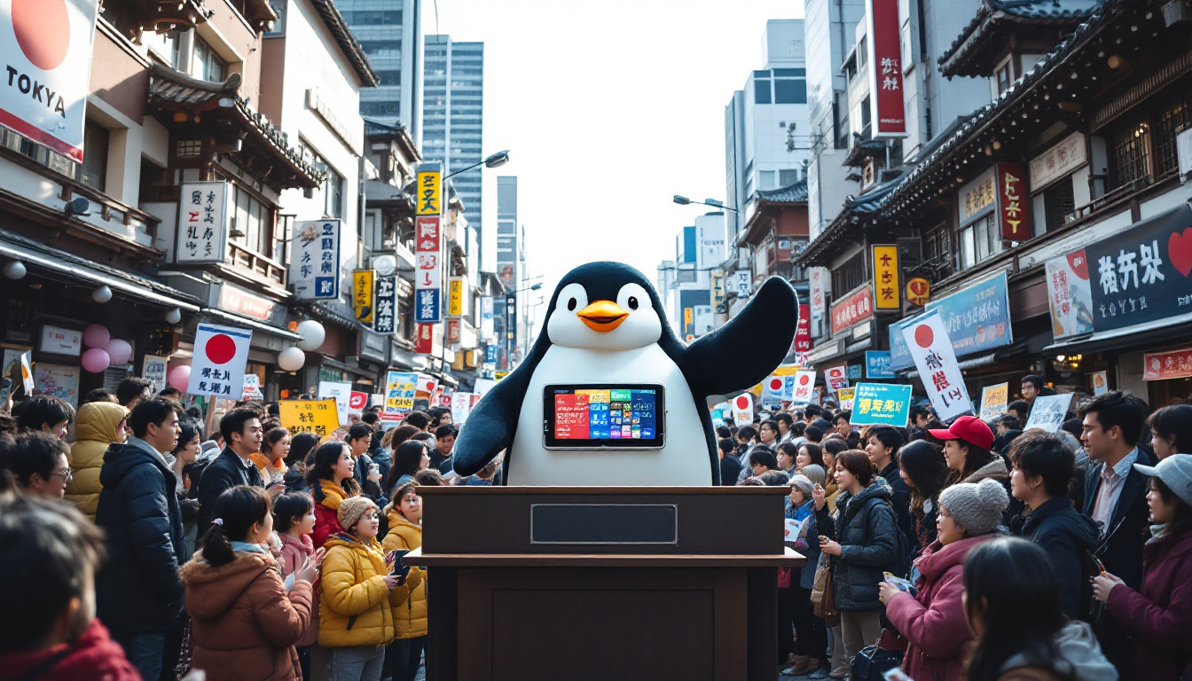 découvrez comment un parti politique japonais révolutionne la campagne électorale en nommant un 'pingouin chatbot' à sa tête. innovation, intelligence artificielle et humour au cœur de la politique au japon !