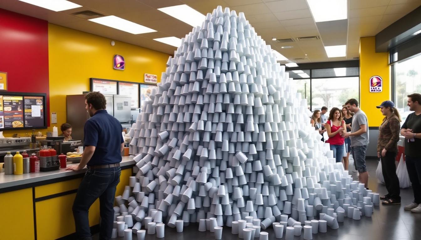 découvrez comment le système d'ia de taco bell a créé la surprise en traitant une commande inattendue de 18 000 verres d'eau, illustrant les défis et dérives possibles de l'intelligence artificielle dans la restauration rapide.