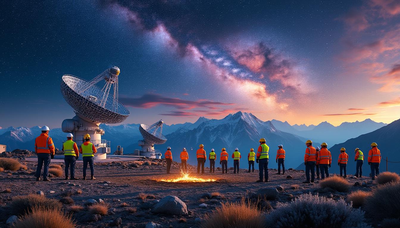 découvrez le lancement de la construction de 12 télescopes pour l'observatoire de cherenkov de très haute énergie, une avancée majeure en astronomie gamma pour explorer les phénomènes les plus puissants de l'univers.