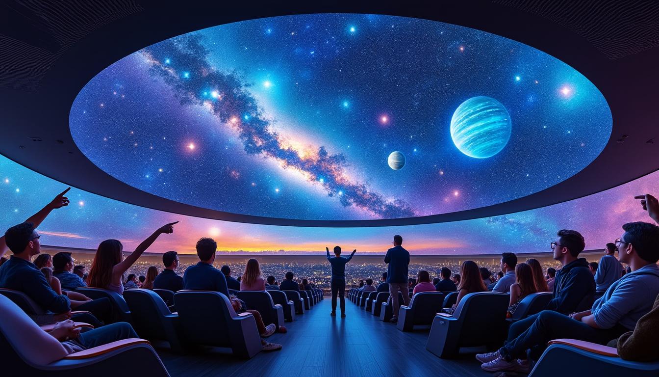 plongez dans mon expérience immersive au tout nouveau planétarium du forum des sciences : une visite enrichissante, des animations captivantes et un voyage inoubliable parmi les étoiles !