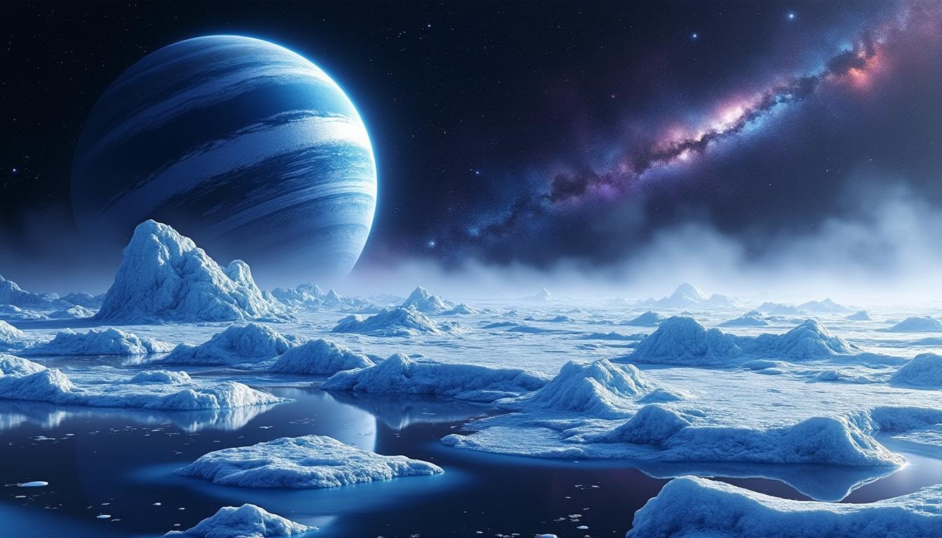 découvrez comment la détection d'eau lourde révèle la présence de glaces pures dans un disque de formation planétaire, offrant de nouvelles perspectives sur la naissance des systèmes solaires.