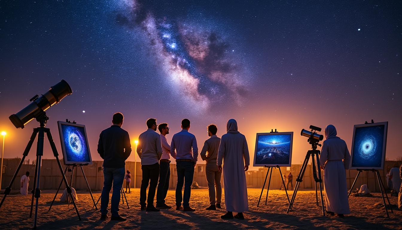 découvrez comment des photographes koweïtiens se sont distingués au concours arabe de photographie astronomique en capturant des images époustouflantes du ciel et de l'univers.