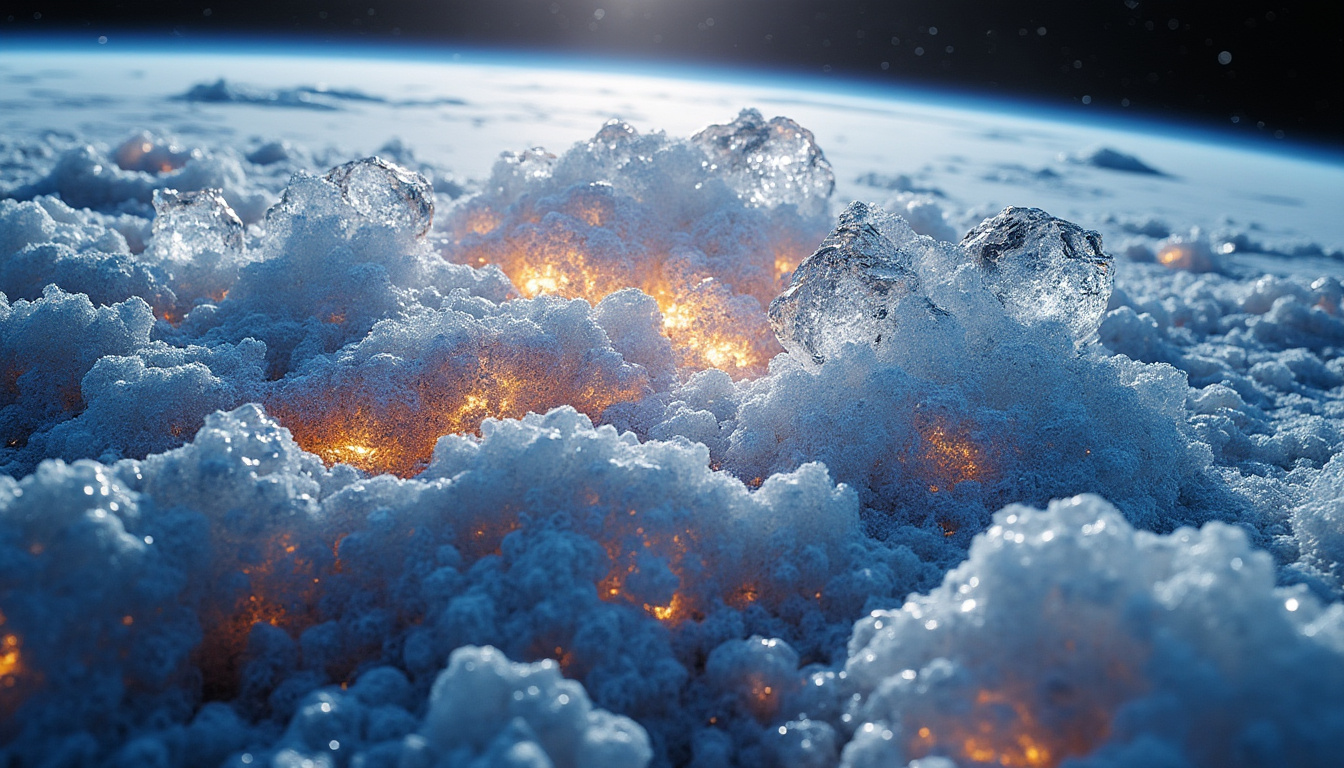 découvrez comment des chercheurs ont identifié des composés organiques dans des grains de glace récemment éjectés de l'océan d'encelade, offrant de nouvelles perspectives sur la composition chimique et le potentiel de vie sur cette lune de saturne.