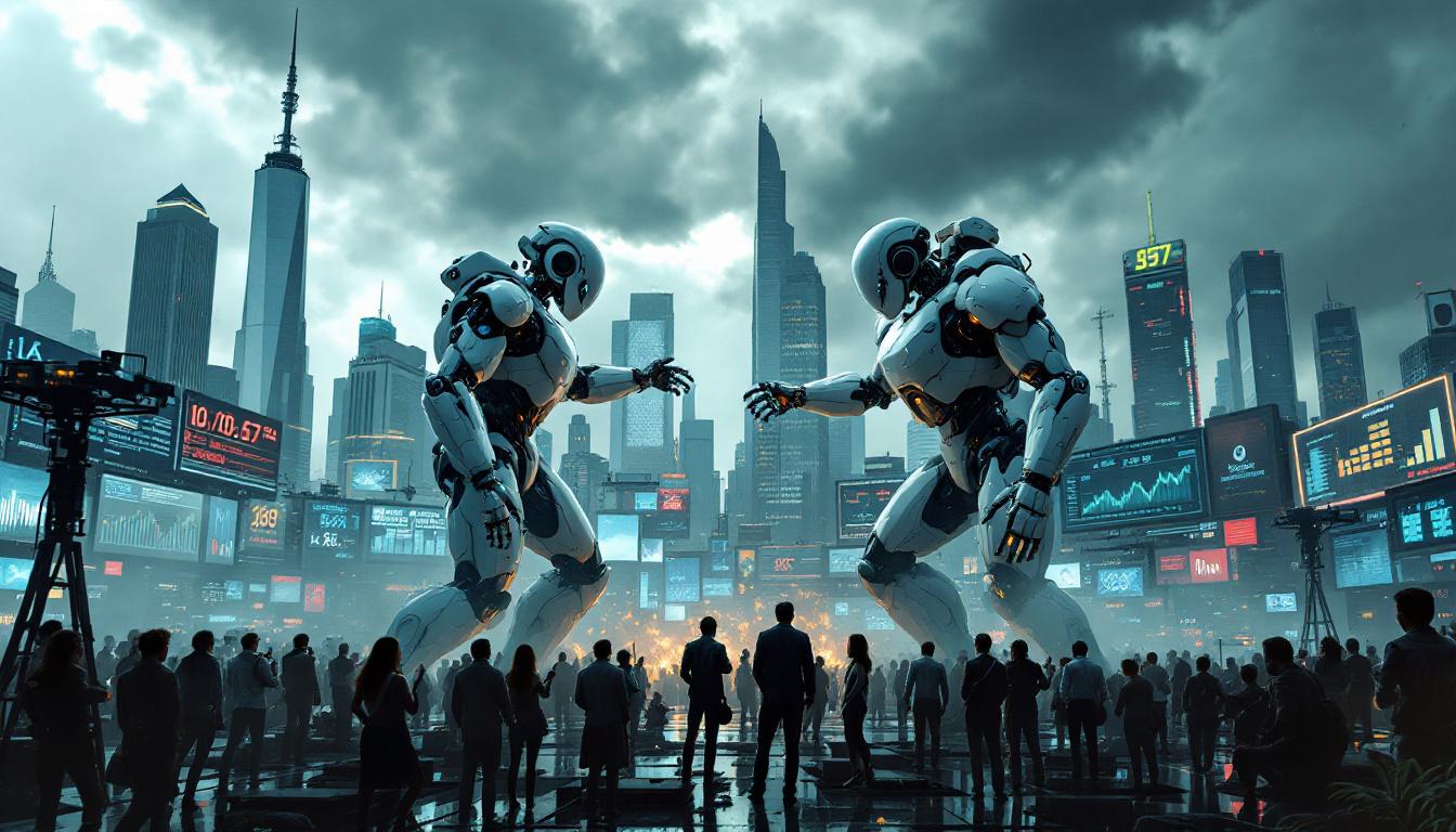 découvrez comment l'intelligence artificielle façonne une lutte économique sans précédent entre les grandes puissances, avec des enjeux majeurs et des répercussions potentielles sur la société.