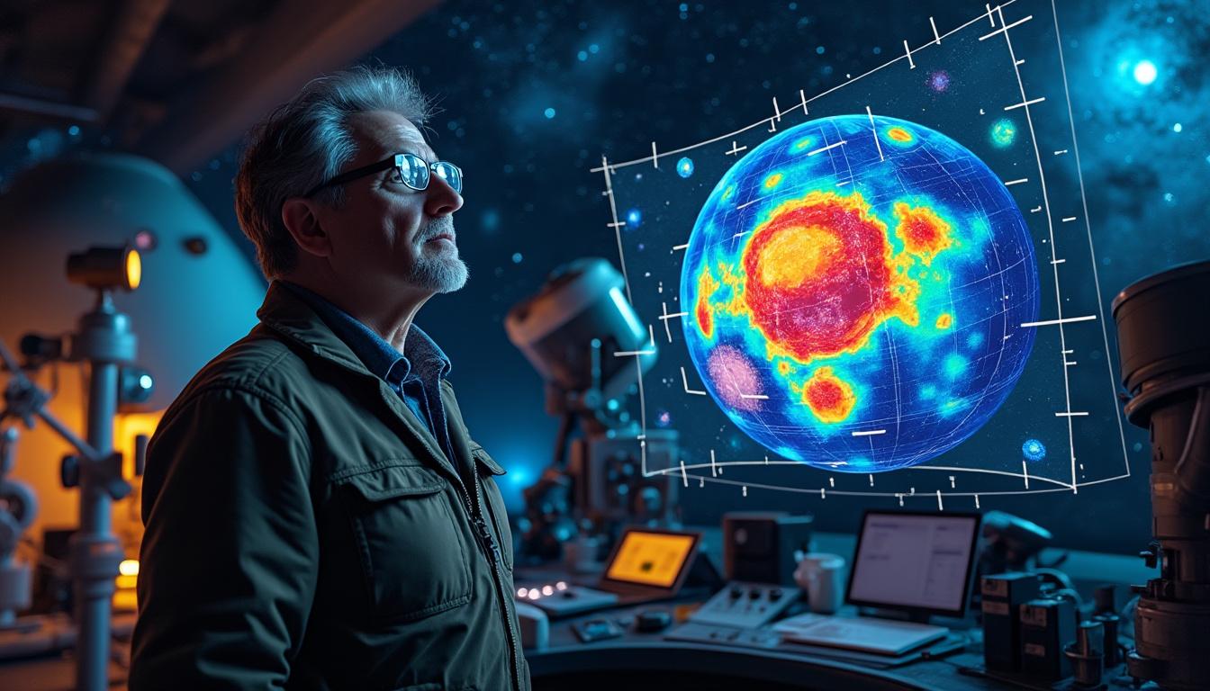 découvrez comment un astronome de l'université du maryland a co-dirigé la création de la première carte thermique 3d d'une exoplanète lointaine, offrant des perspectives inédites sur les atmosphères extraterrestres.