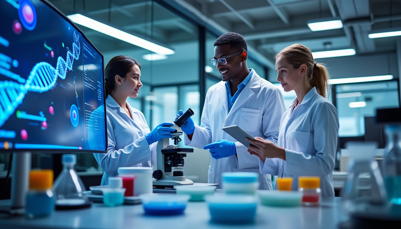 découvrez une collaboration innovante et stratégique réunissant des experts pour faire avancer la recherche et l’innovation dans le domaine de la biologie santé.