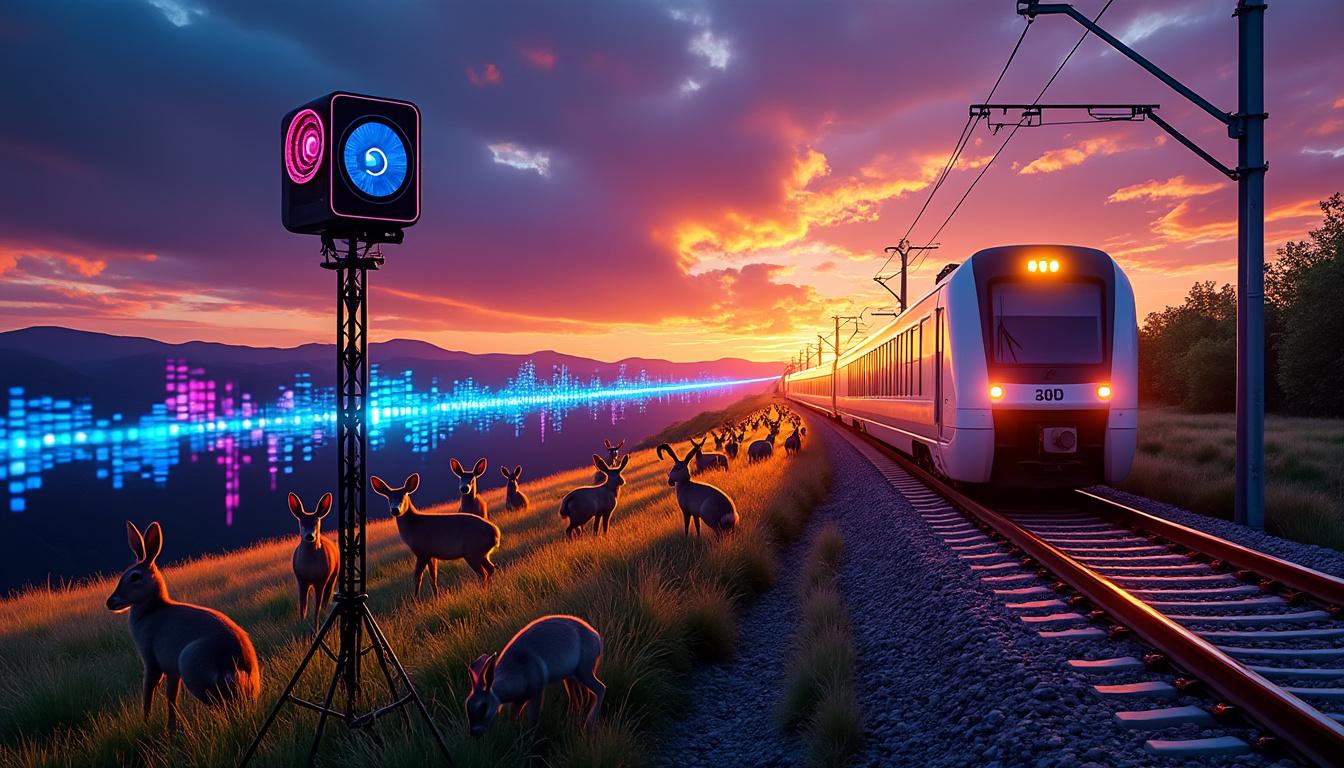 découvrez comment un système sonore et lumineux innovant est testé pour réduire les collisions entre trains et animaux, offrant une solution prometteuse pour préserver la faune et sécuriser le trafic ferroviaire.