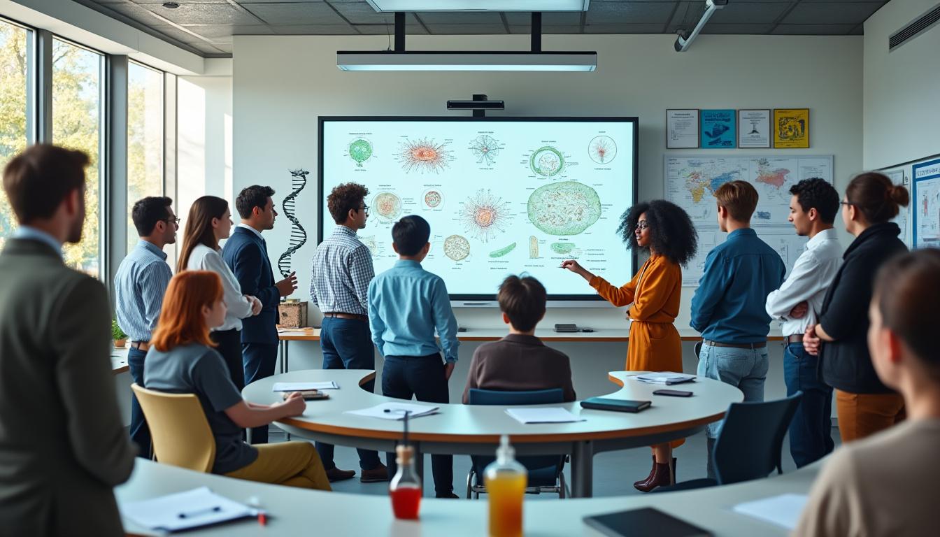 à mamirolle, les élèves se transforment en enseignants de biologie et défient leurs professeurs dans une expérience éducative unique et interactive.
