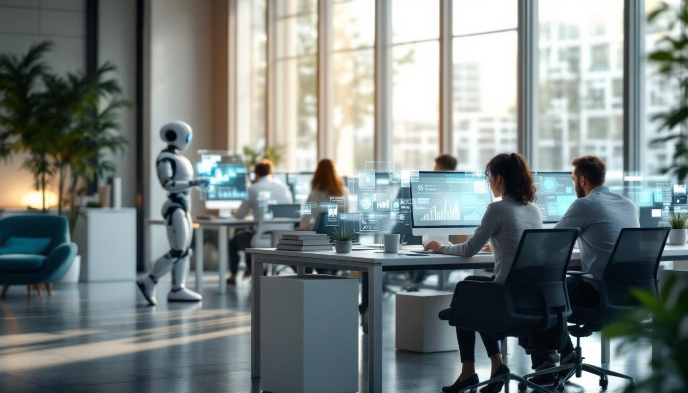 découvrez comment l'intelligence artificielle transforme en toute discrétion le quotidien des bureaux, optimisant les tâches et améliorant l'efficacité au travail.