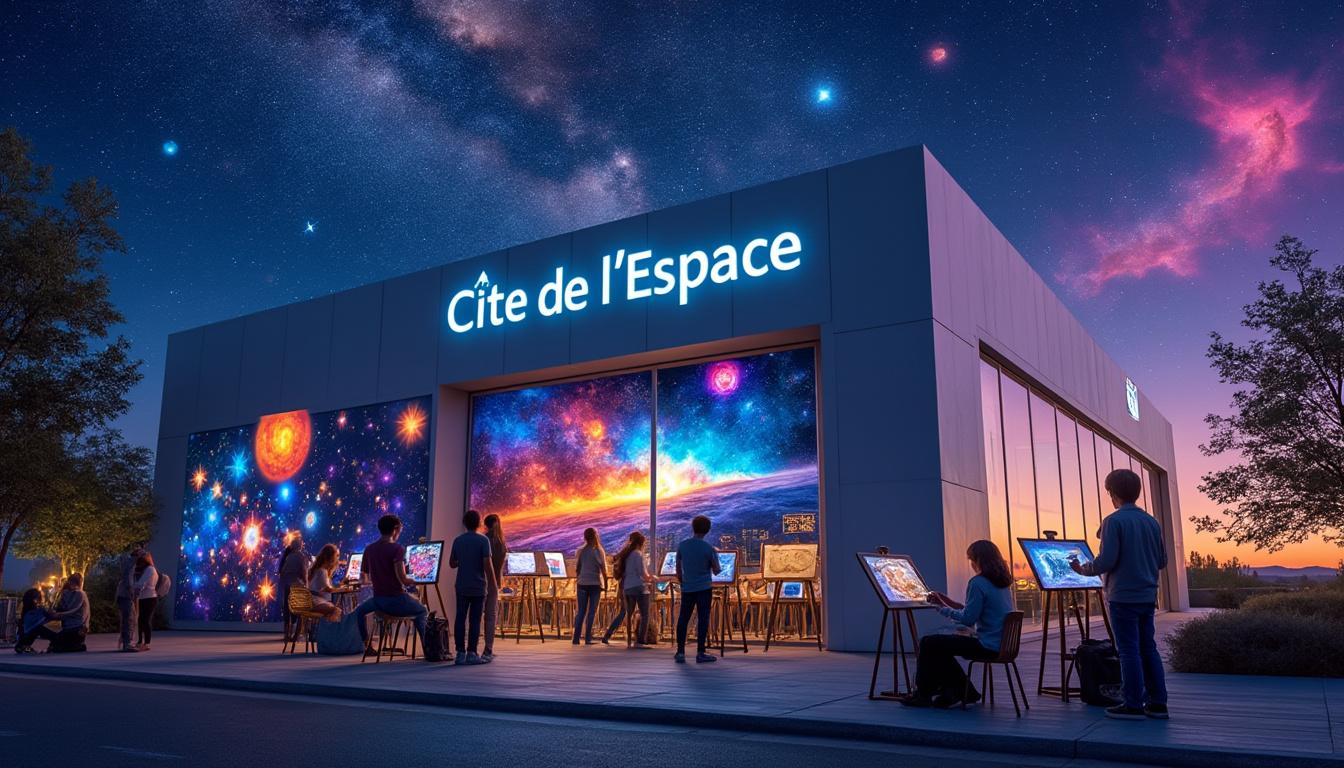 participez au concours d'illustration des amis de la cité de l’espace et exprimez votre créativité cosmique en plongeant dans un univers fascinant. laissez libre cours à votre imagination et tentez de gagner !