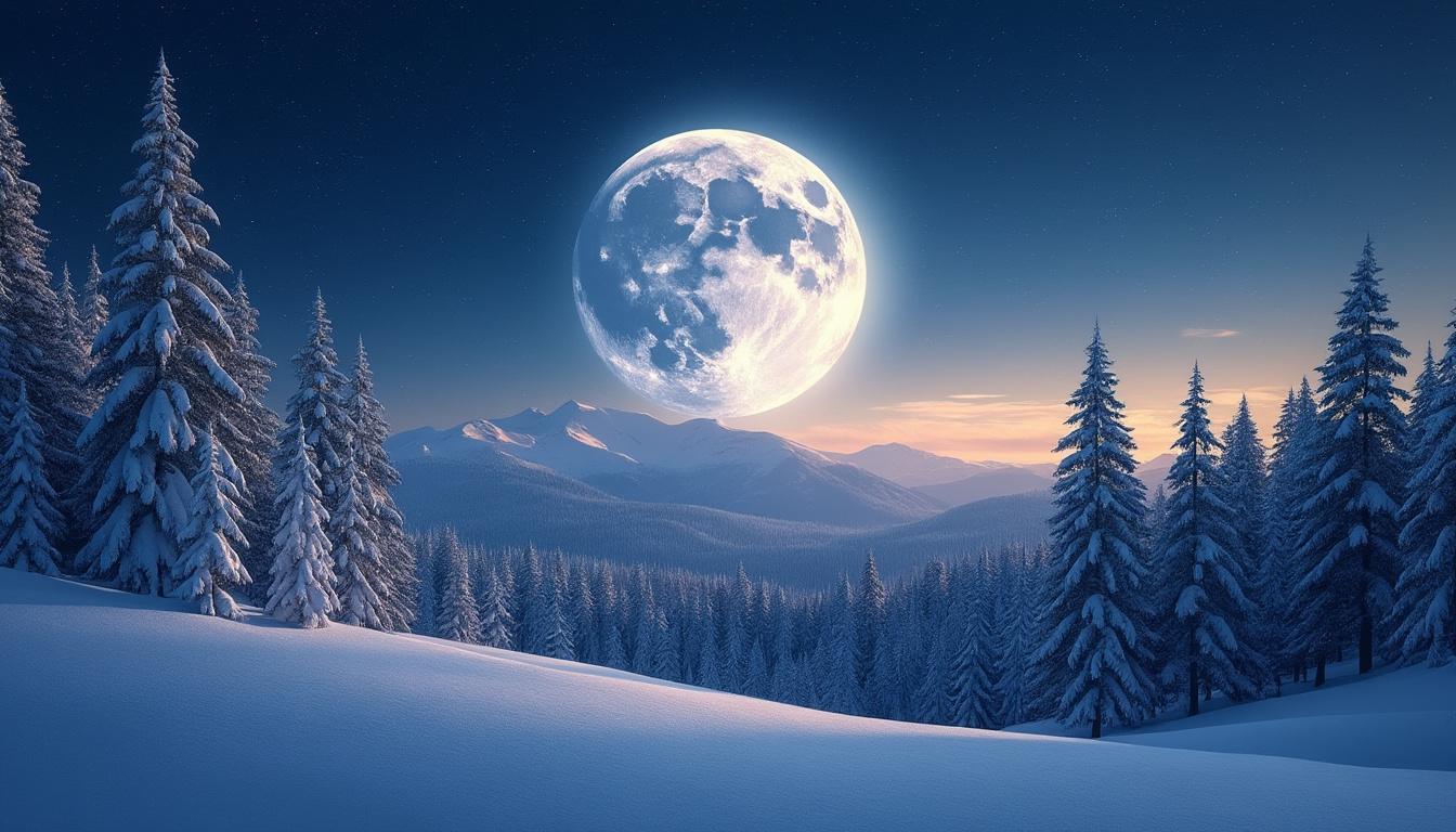 découvrez la date idéale pour observer la super lune hivernale et profitez de ce spectacle céleste exceptionnel. conseils et horaires pour ne rien manquer de cet événement rare.