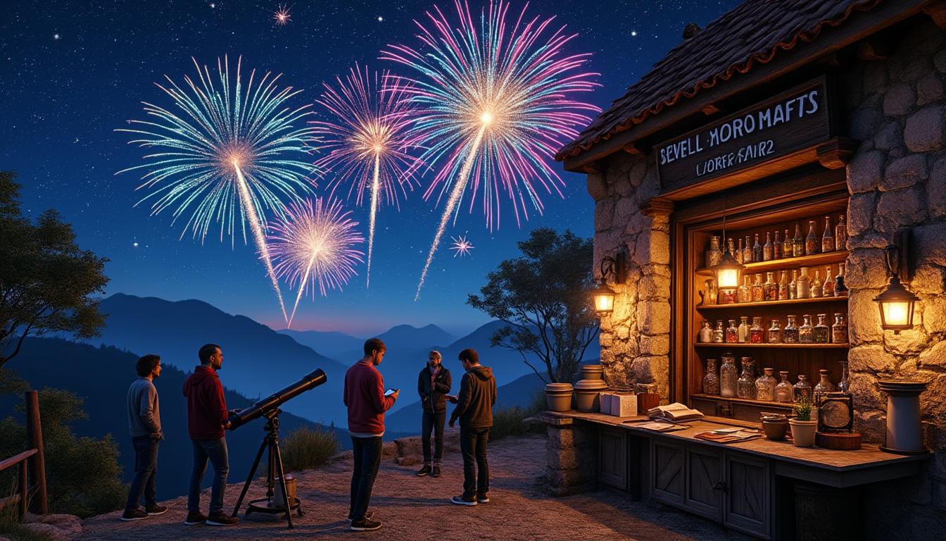 découvrez en lozère des feux d’artifice étincelants, des soirées d’astronomie captivantes et explorez l’histoire fascinante de la pharmacie de l’ancien hôpital.