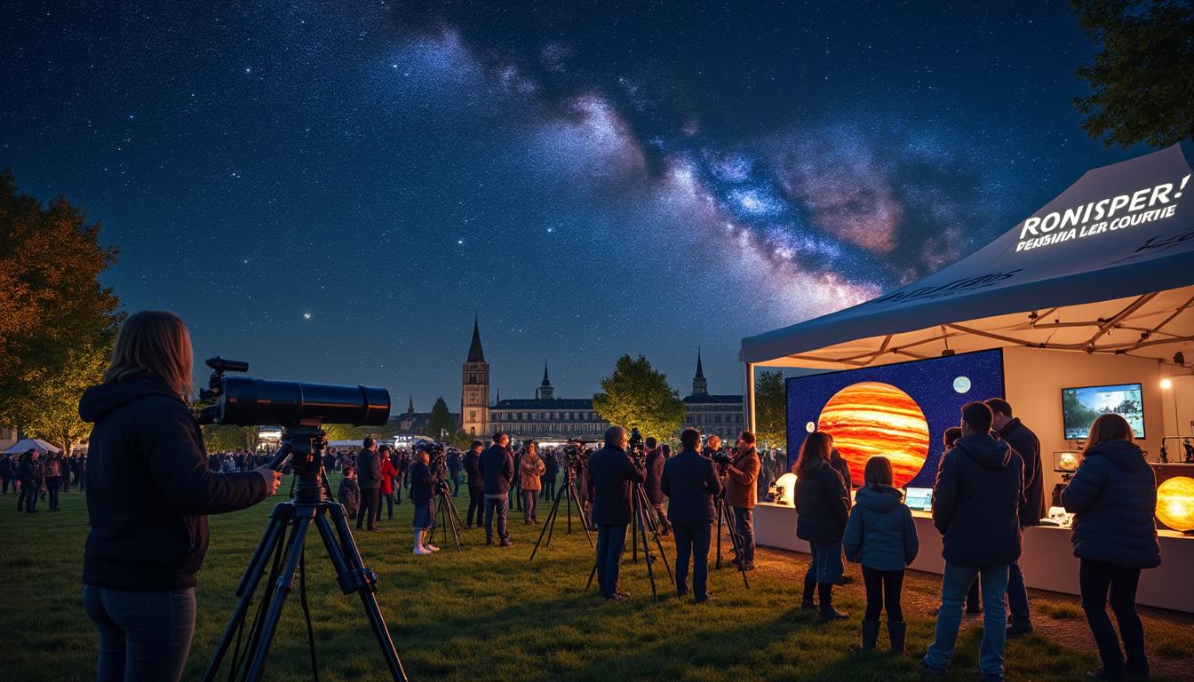 découvrez le festival d’astronomie à nantes : participez à des conférences passionnantes, des observations guidées du ciel étoilé et une exposition unique pour tous les curieux de l’univers.