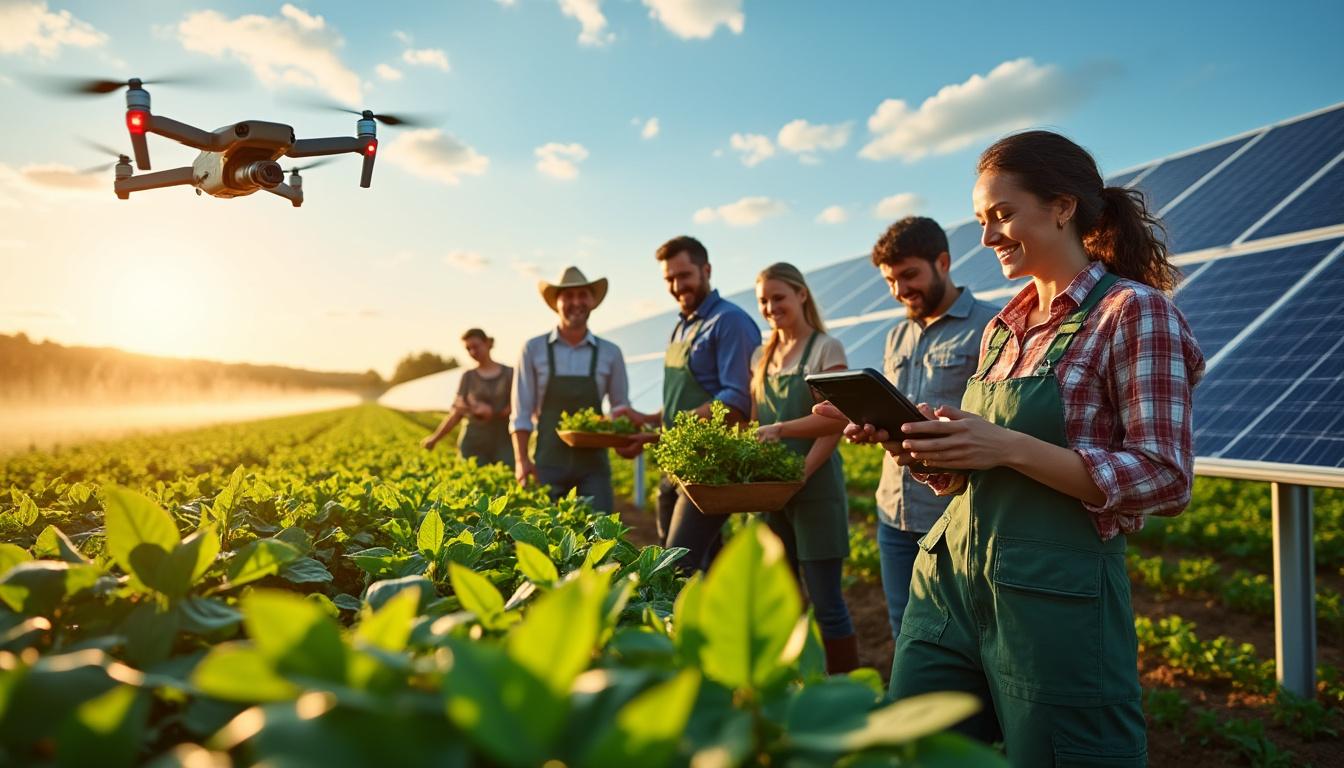 découvrez comment l'innovation transforme le quotidien des agriculteurs en apportant bonheur et efficacité au champ.