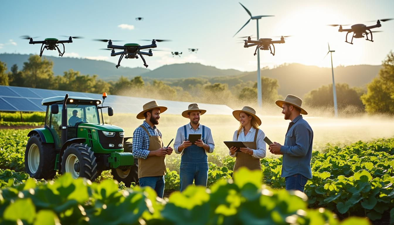 découvrez comment l'innovation transforme la vie des agriculteurs en semant les graines du bonheur et du progrès dans leurs champs.