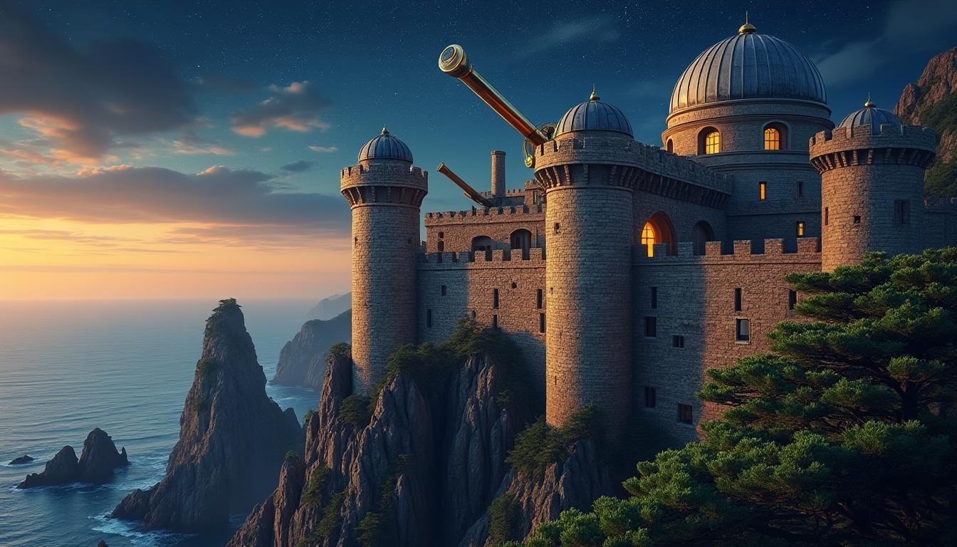 découvrez ce château mystique de la côte basque, construit pour un célèbre explorateur, véritable sanctuaire dédié à l'astronomie et à l'émerveillement des étoiles.