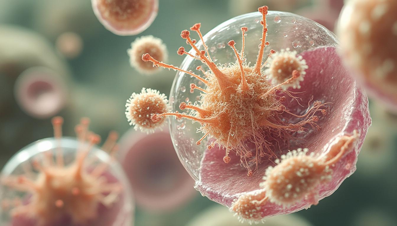 découvrez les mécanismes de mobilité intracellulaire et le potentiel infectieux du champignon candida albicans, un agent pathogène majeur impliqué dans diverses infections humaines.