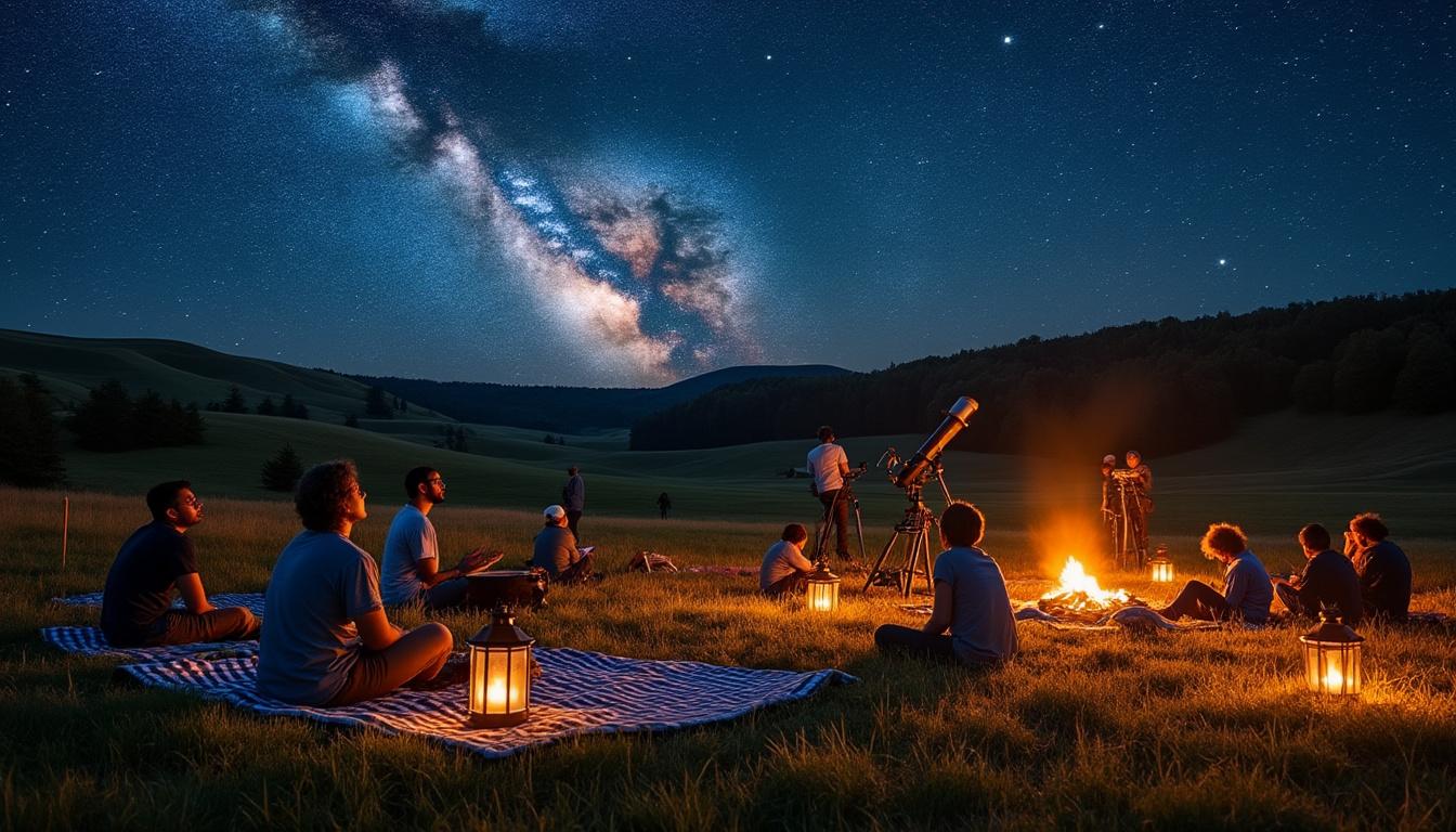 imbsheim accueille la nuit des étoiles, une soirée magique d'observation astronomique organisée par hanau astronomie pour découvrir les merveilles du ciel étoilé.