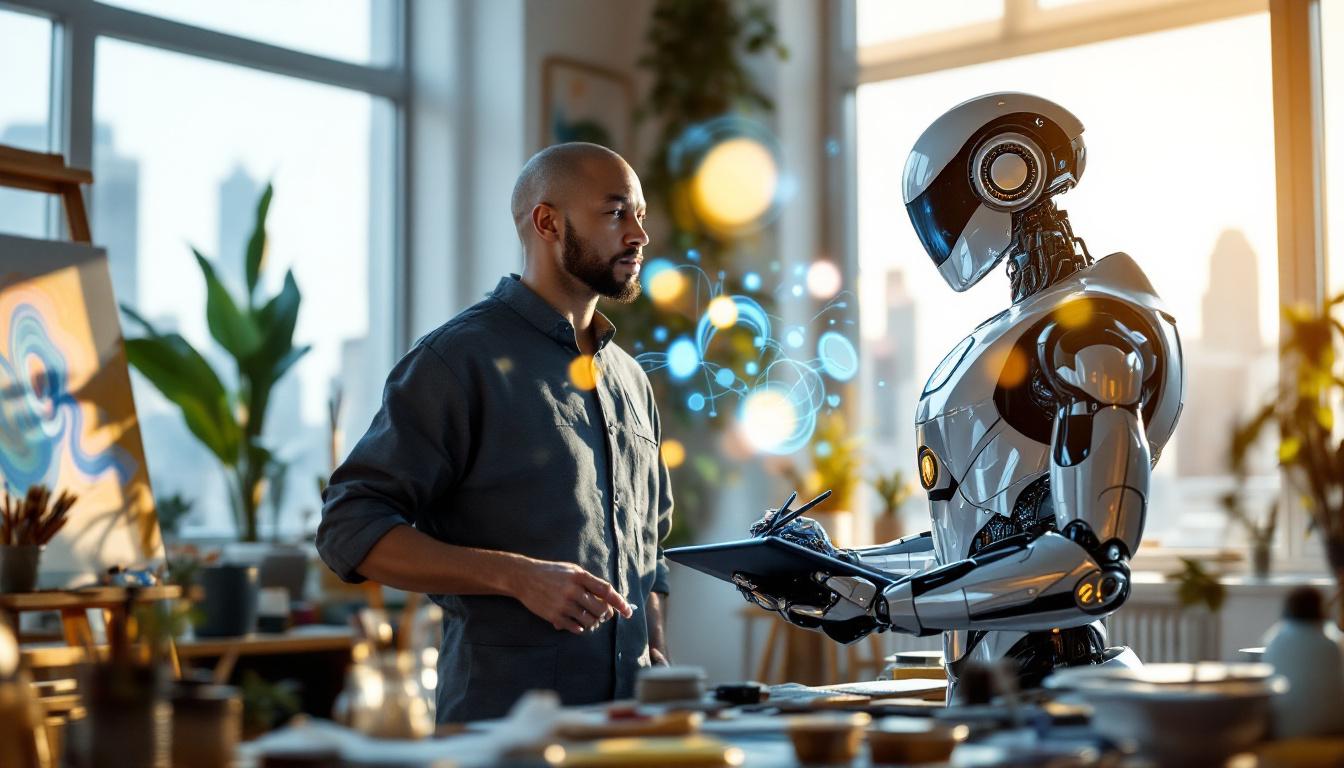 découvrez comment l'intelligence artificielle révolutionne la création artistique en devenant un partenaire innovant et surprenant pour les artistes.